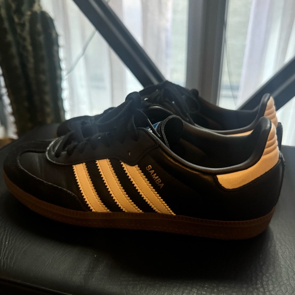 ADIDAS ORIGINALS BLACK SAMBA OG CASUAL SHOES SNEAKERS 6M / 7.5M / 38.5 EU - Picture 7 of 10